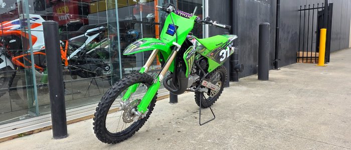 2025 Kawasaki 2025 Kawasaki 112CC KX112 (KX112ASFNN) Motocross GREEN