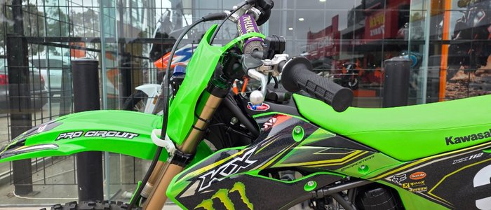 2025 Kawasaki 2025 Kawasaki 112CC KX112 (KX112ASFNN) Motocross GREEN