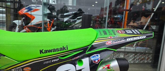 2025 Kawasaki 2025 Kawasaki 112CC KX112 (KX112ASFNN) Motocross GREEN