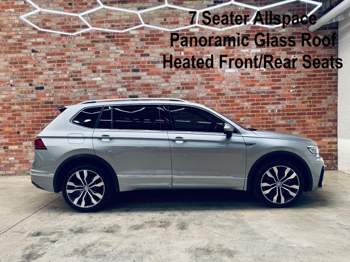 2020 Volkswagen Tiguan 162TSI Highline Allspace 5N MY20 Four Wheel Drive Pyrite Silver