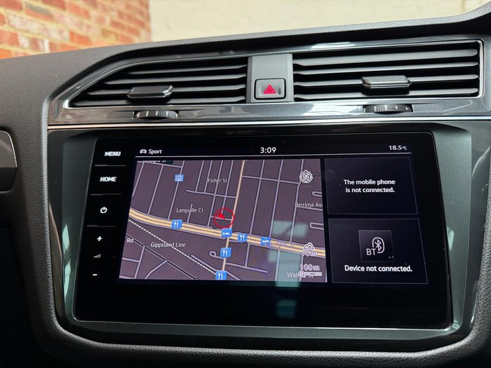 2020 Volkswagen Tiguan 162TSI Highline Allspace 5N MY20 Four Wheel Drive Pyrite Silver