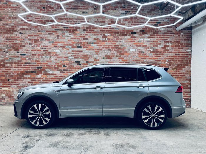 2020 Volkswagen Tiguan 162TSI Highline Allspace 5N MY20 Four Wheel Drive Pyrite Silver