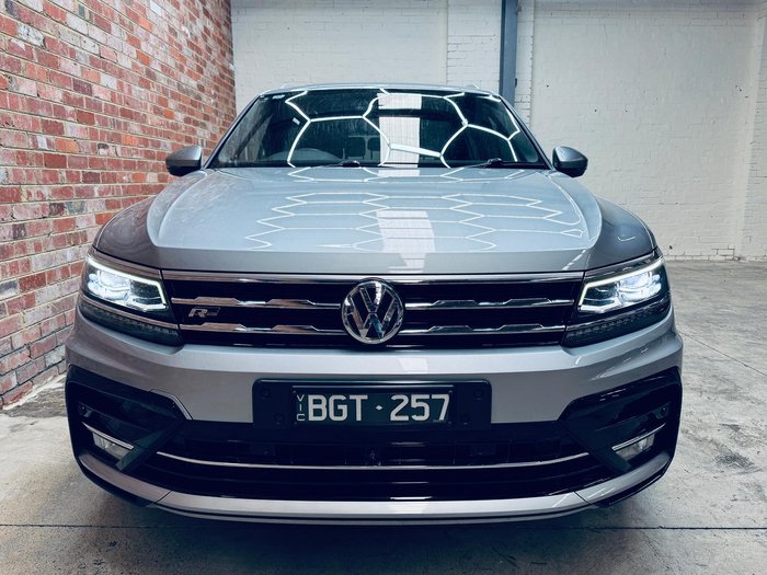 2020 Volkswagen Tiguan 162TSI Highline Allspace 5N MY20 Four Wheel Drive Pyrite Silver