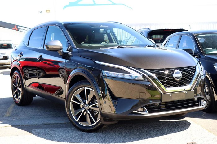 2024 Nissan QASHQAI Ti J12 MY24 Pearl Black with Gun Metallic Roof