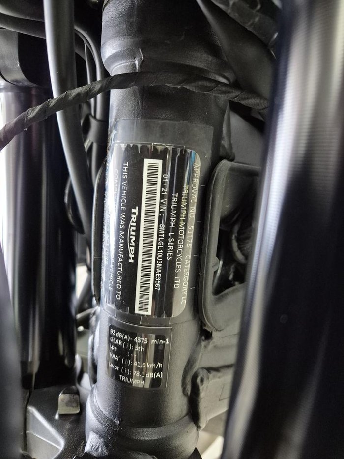 2021 Triumph Trident 660 Trident Silver