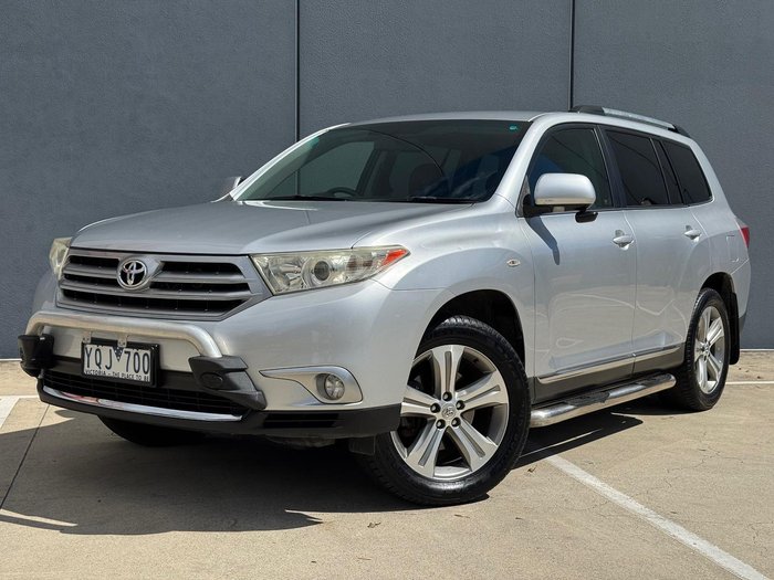 2011 Toyota Kluger KX-S GSU40R MY11 Silver Pearl