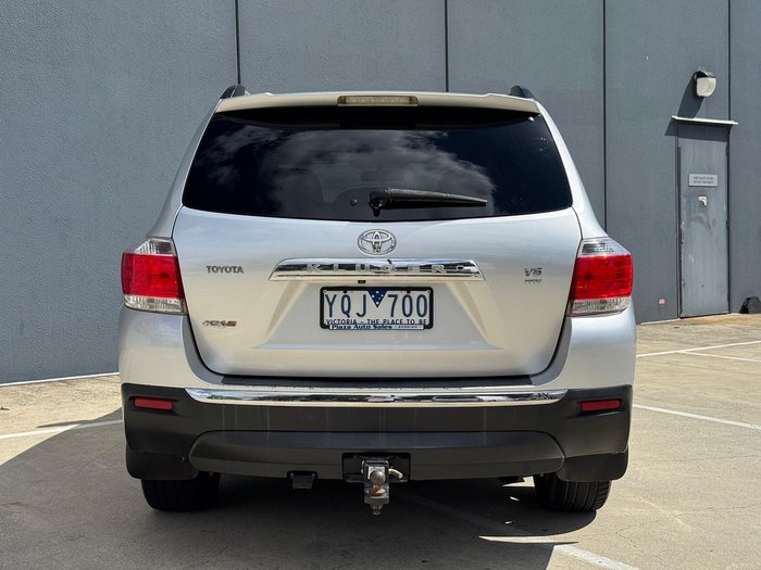 2011 Toyota Kluger KX-S GSU40R MY11 Silver Pearl