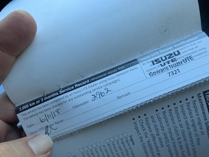 2018 Isuzu D-MAX SX High Ride MY17 4x2 Splash White