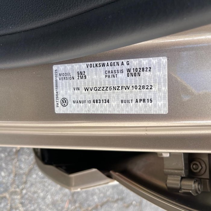 2015 Volkswagen Tiguan 155TSI R-Line