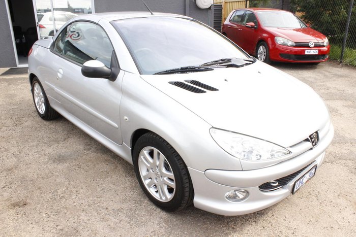 2006 Peugeot 206 CC T1 MY04 Silver