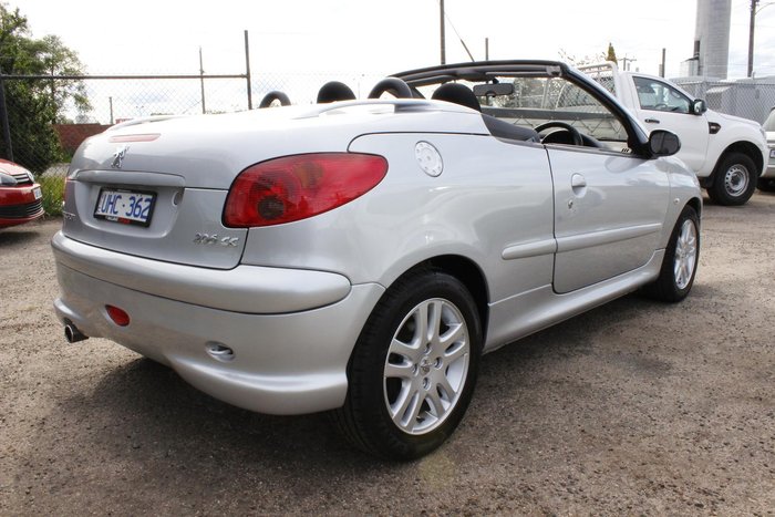 2006 Peugeot 206 CC T1 MY04 Silver