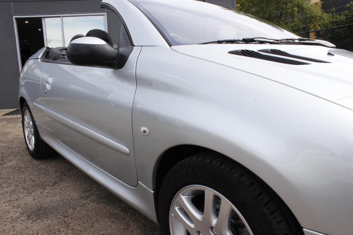 2006 Peugeot 206 CC T1 MY04 Silver