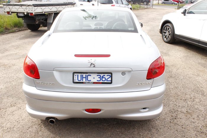 2006 Peugeot 206 CC T1 MY04 Silver