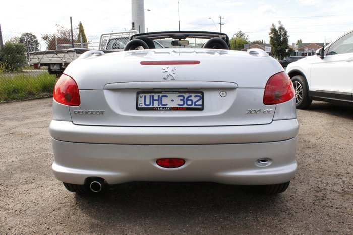 2006 Peugeot 206 CC T1 MY04 Silver
