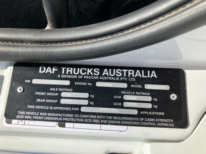 2023 DAF FTT CF530 White