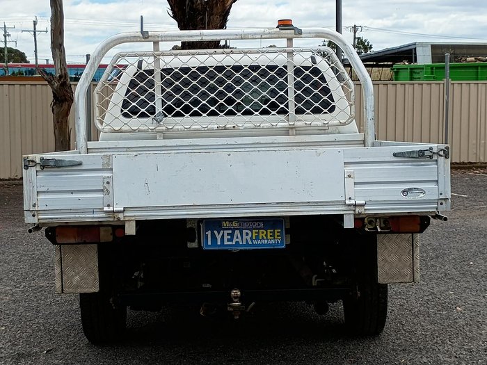2014 Toyota Hilux Workmate TGN16R MY14 4x2 Glacier White