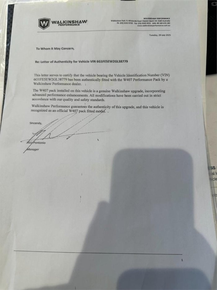 2016 Holden Commodore SS V