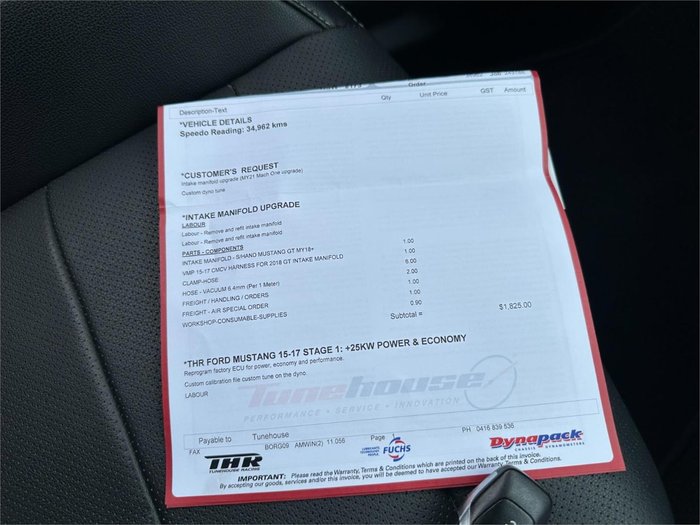 2016 Ford Mustang GT FM MY17 Race Red