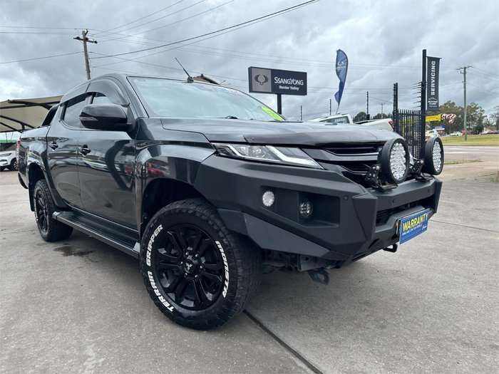 2021 Mitsubishi Triton GSR MR MY21 4X4 Dual Range Graphite Grey with Black Roof