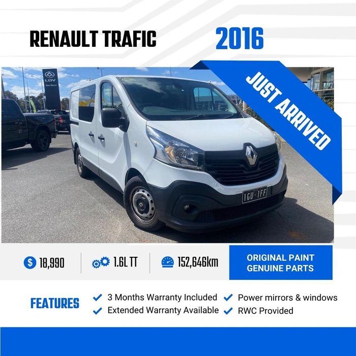 2016 Renault Trafic 103KW