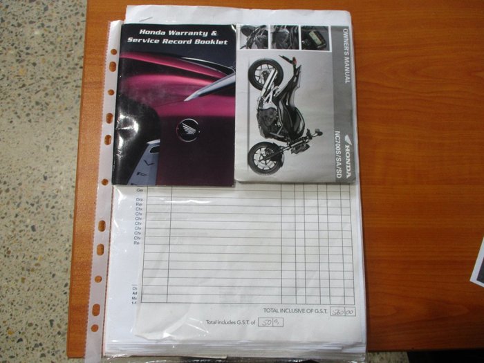 2012 Honda NC700SA RED