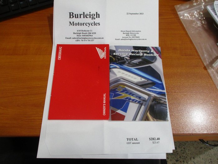 2023 Honda CMX 500 GREY