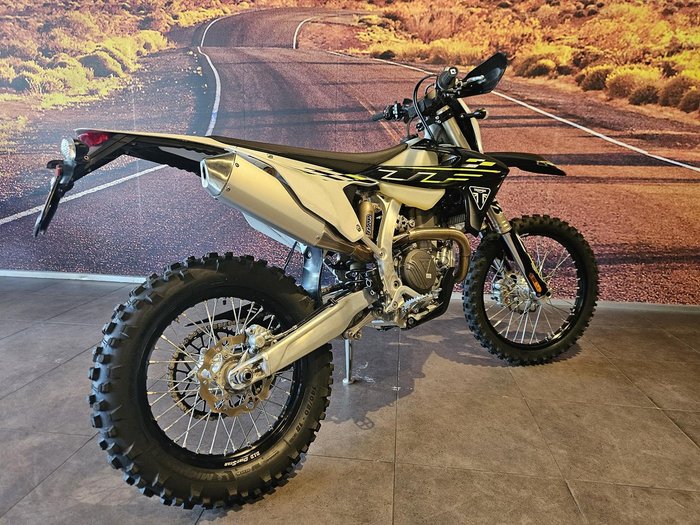 2025 Triumph TF 450-E Off Road White
