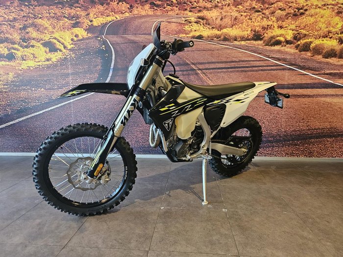 2025 Triumph TF 450-E Off Road White