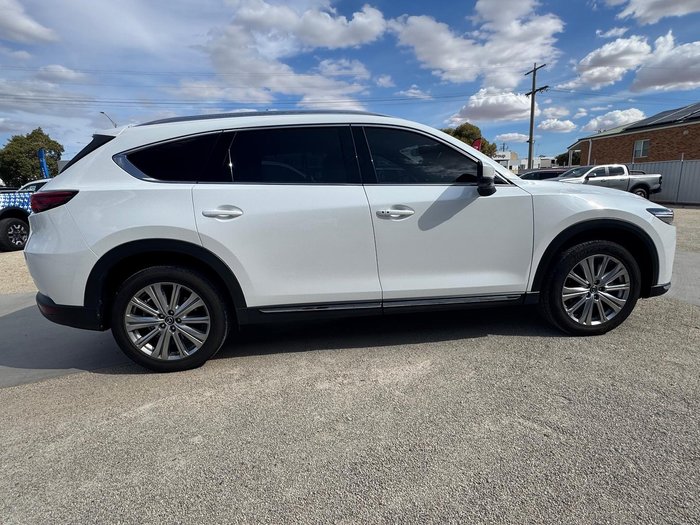 2022 Mazda CX-8 Asaki KG Series AWD Snowflake White Pearl