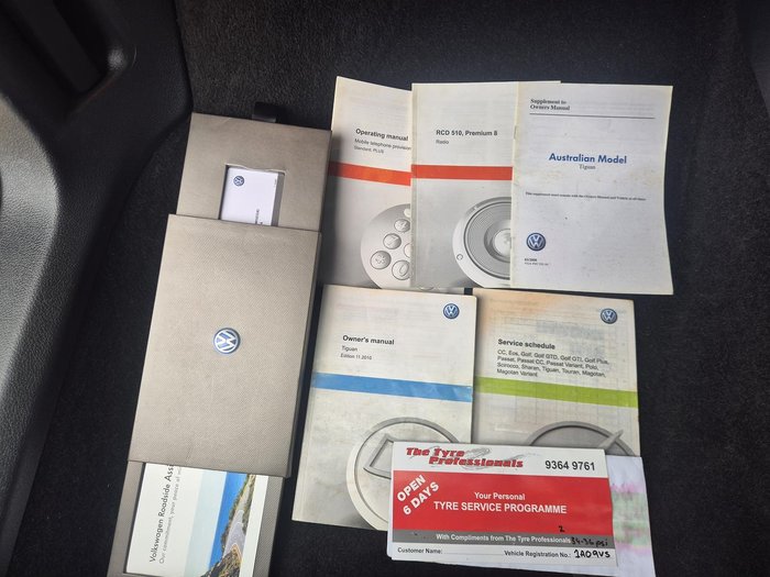 2011 Volkswagen Tiguan 147TSI 5N MY11 Four Wheel Drive Deep Black