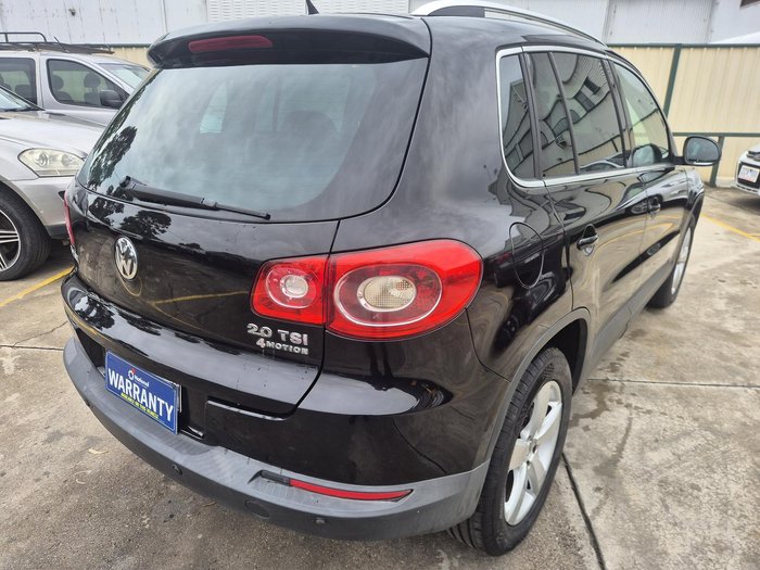 2011 Volkswagen Tiguan 147TSI 5N MY11 Four Wheel Drive Deep Black