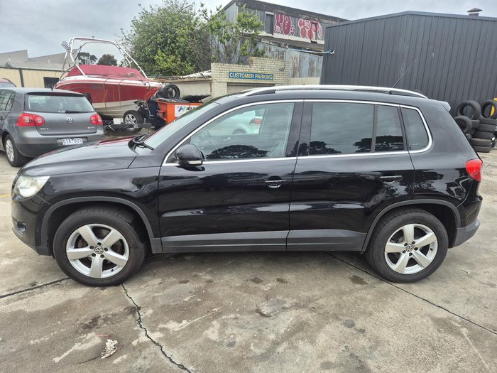 2011 Volkswagen Tiguan 147TSI 5N MY11 Four Wheel Drive Deep Black