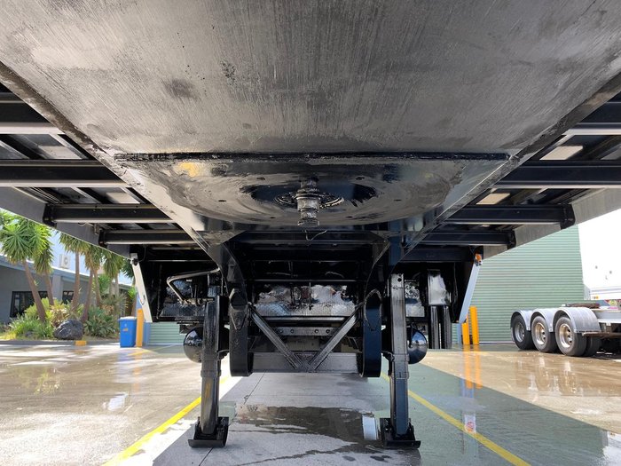 2007 Barker 14.6M Drop Deck/ Hydraulic Mezzanine, Tail Gate 4.6M