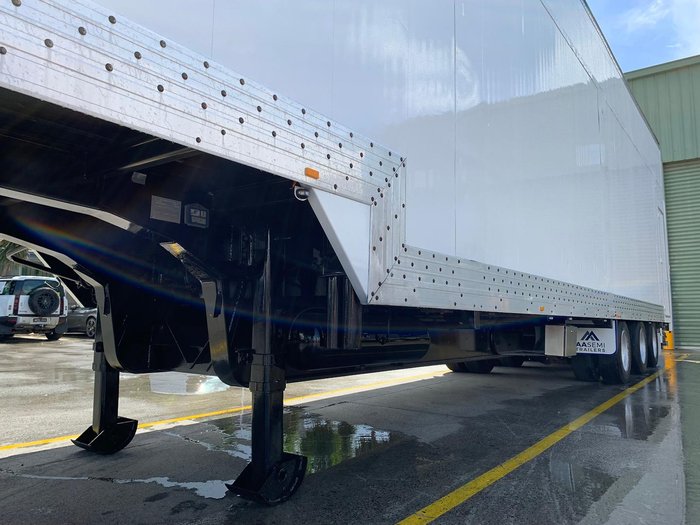 2007 Barker 14.6M Drop Deck/ Hydraulic Mezzanine, Tail Gate 4.6M