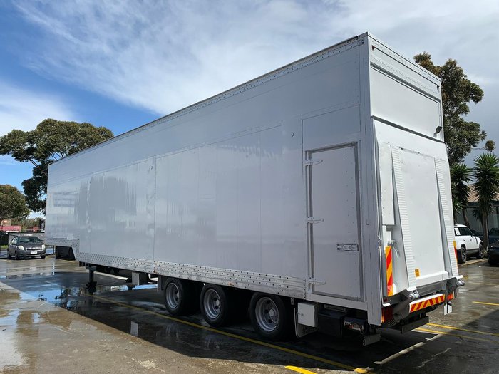 2007 Barker 14.6M Drop Deck/ Hydraulic Mezzanine, Tail Gate 4.6M