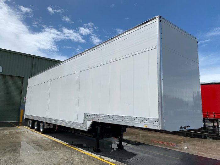 2007 Barker 14.6M Drop Deck/ Hydraulic Mezzanine, Tail Gate 4.6M