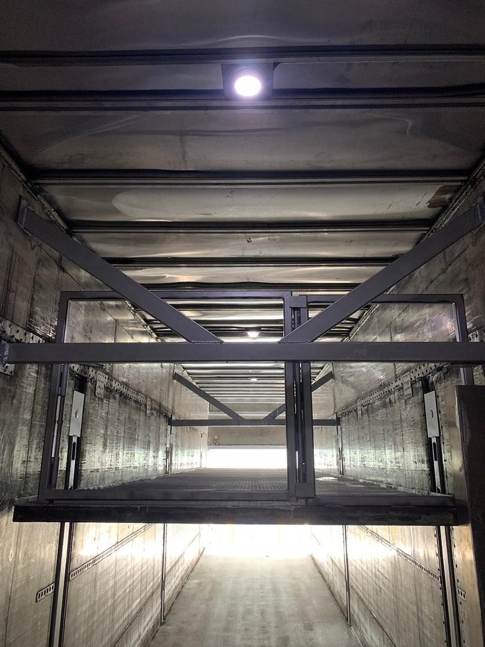 2007 Barker 14.6M Drop Deck/ Hydraulic Mezzanine, Tail Gate 4.6M