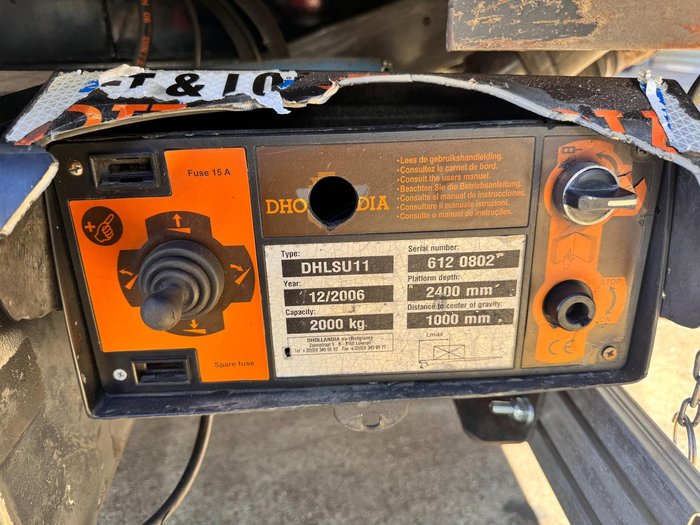 2007 Barker 14.6M Drop Deck/ Hydraulic Mezzanine, Tail Gate 4.6M 