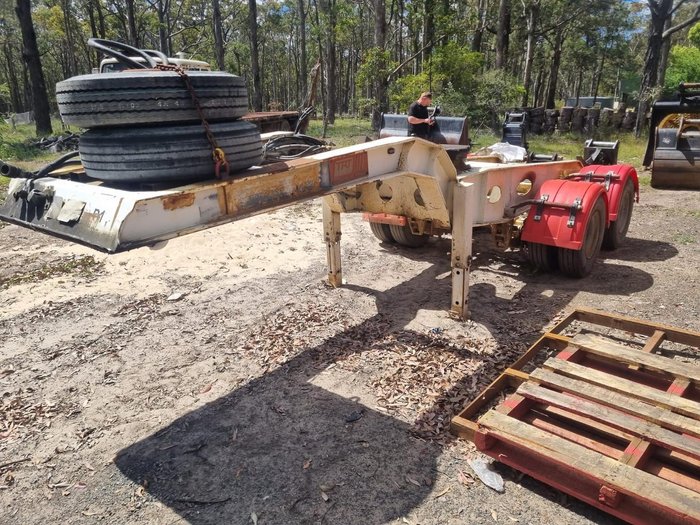 2008 TRT 2X4 Low Loader Dolly White