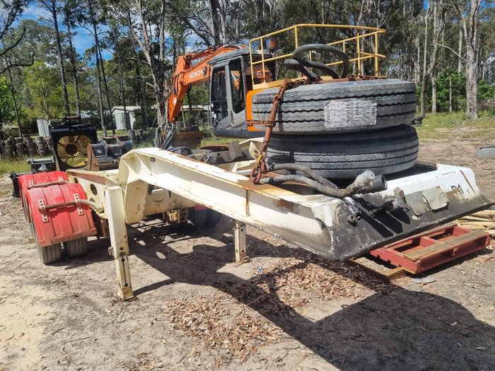 2008 TRT 2X4 Low Loader Dolly White