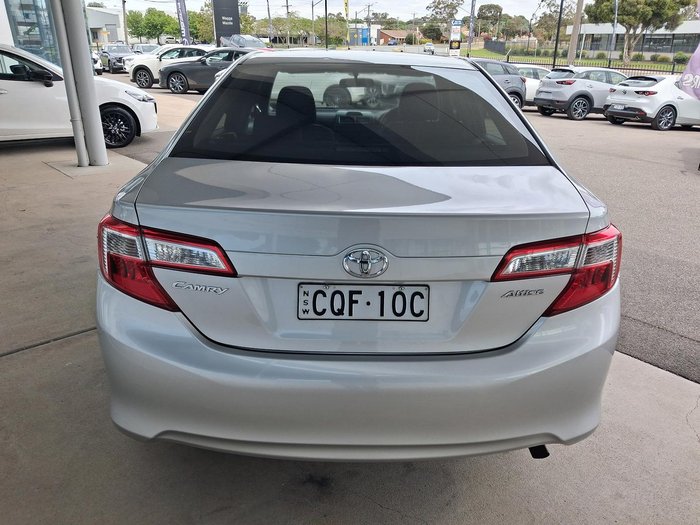 2013 Toyota Camry Altise ASV50R Silver Pearl
