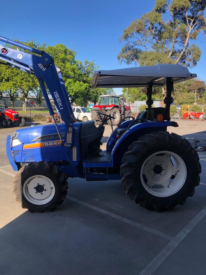 0 Iseki Tg5570 Rops 60Hp Fel & 4In1 Bkt 389 Hours New Lug Wheels Blue