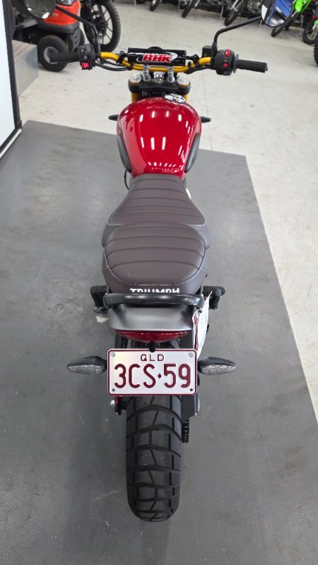 2025 Triumph SCRAMBLER 400 XC Red