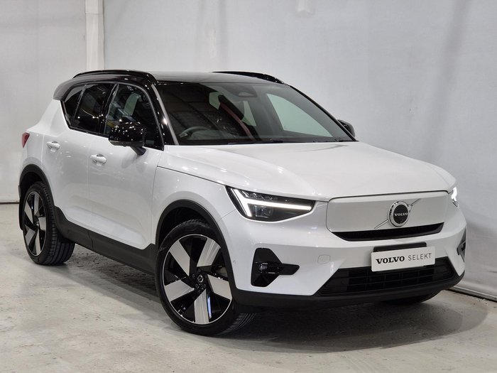 2023 Volvo XC40 Recharge Twin Pure Electric MY24 AWD Crystal White