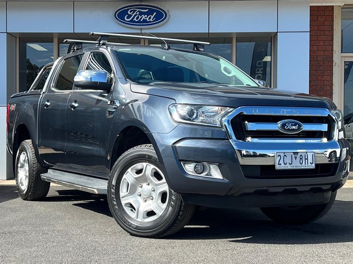 2016 Ford Ranger XLT PX MkII 4X4 Dual Range Metropolitan Grey