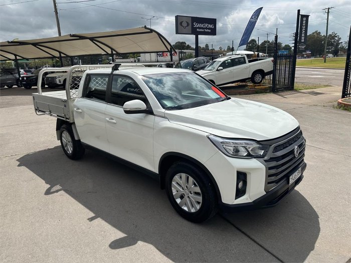 2022 SsangYong Musso ELX Q250 MY22 4X4 Dual Range Grand White