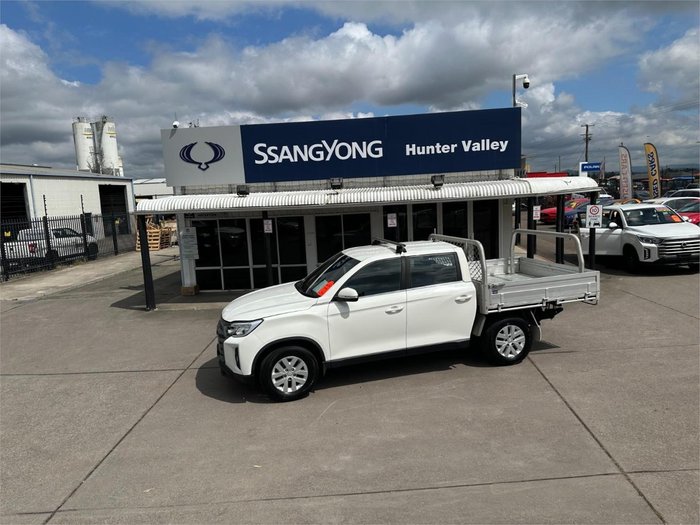 2022 SsangYong Musso ELX Q250 MY22 4X4 Dual Range Grand White