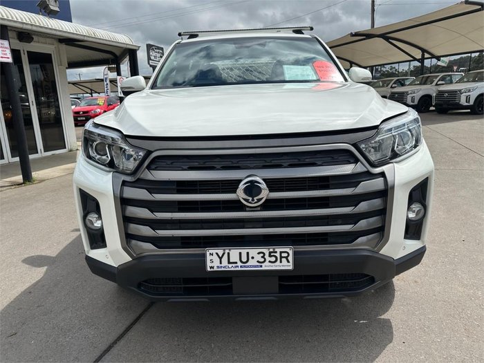 2022 SsangYong Musso ELX Q250 MY22 4X4 Dual Range Grand White