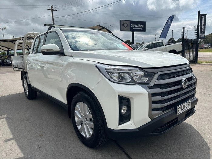 2022 SsangYong Musso ELX Q250 MY22 4X4 Dual Range Grand White