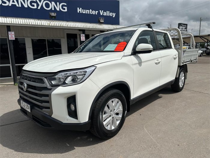 2022 SsangYong Musso ELX Q250 MY22 4X4 Dual Range Grand White